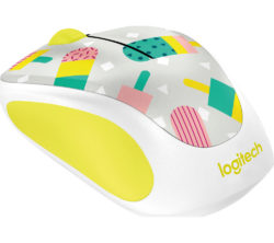 LOGITECH  Popsicles M238 Wireless Optical Touch Mouse - White & Yellow